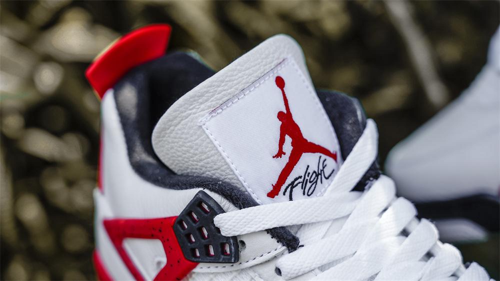 PK GOD Jordan 4 Retro Red Cement RETAIL MATERIALS READY TO SHIP